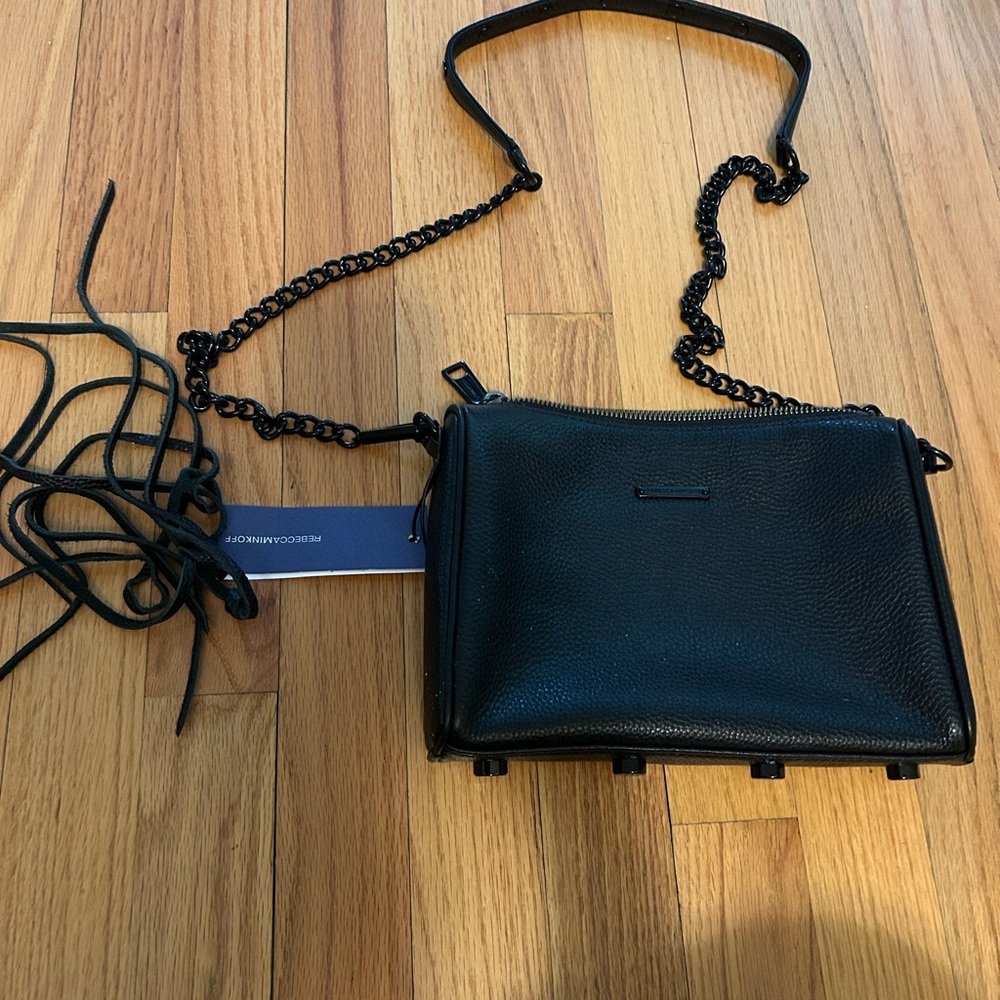 Rebecca Minkoff Black Crossbody Bag with Sleek Leather Design